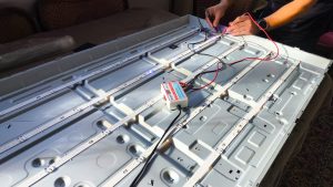 naprawa telewizora uszkodzone listwy led